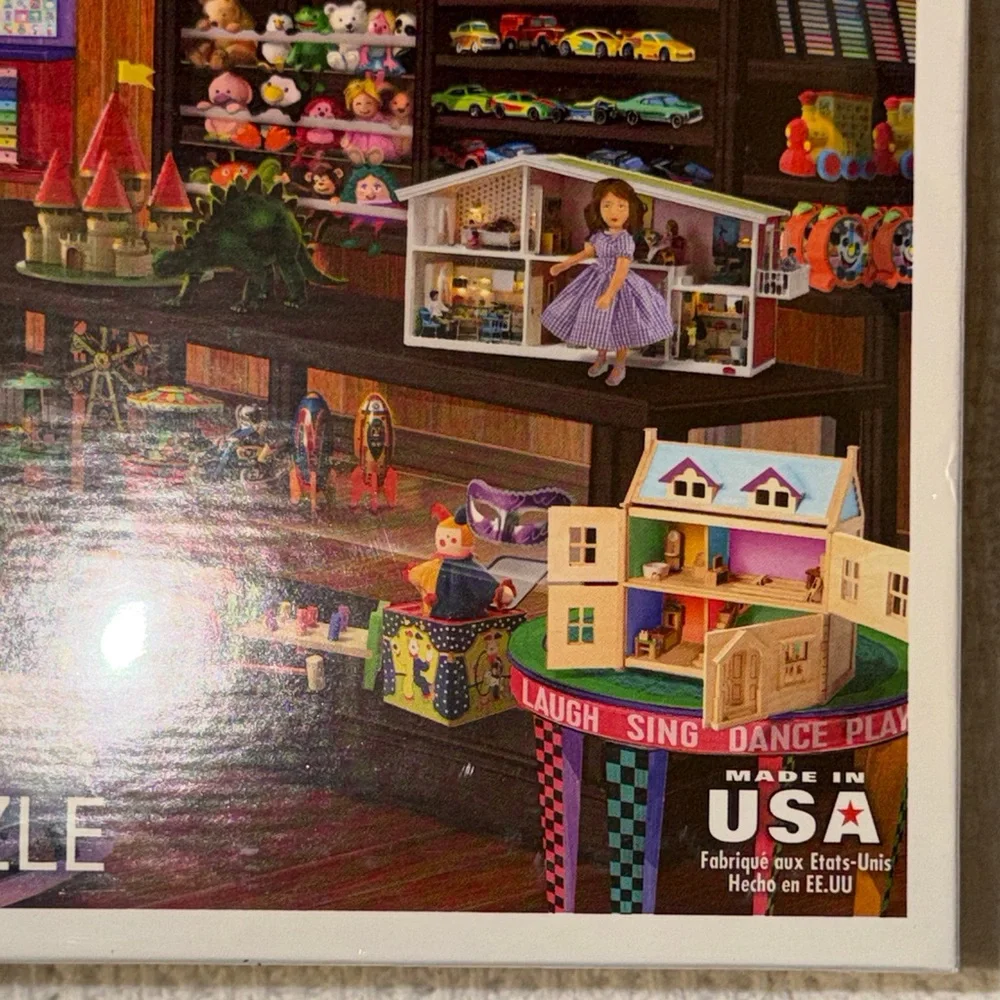 White Mountain “Toy Shop”‎ Colorful Puzzle NEW